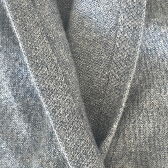 Sofia cashmere Women's light blue shawl collar cashmere Sweater M - Picture 5 of 7